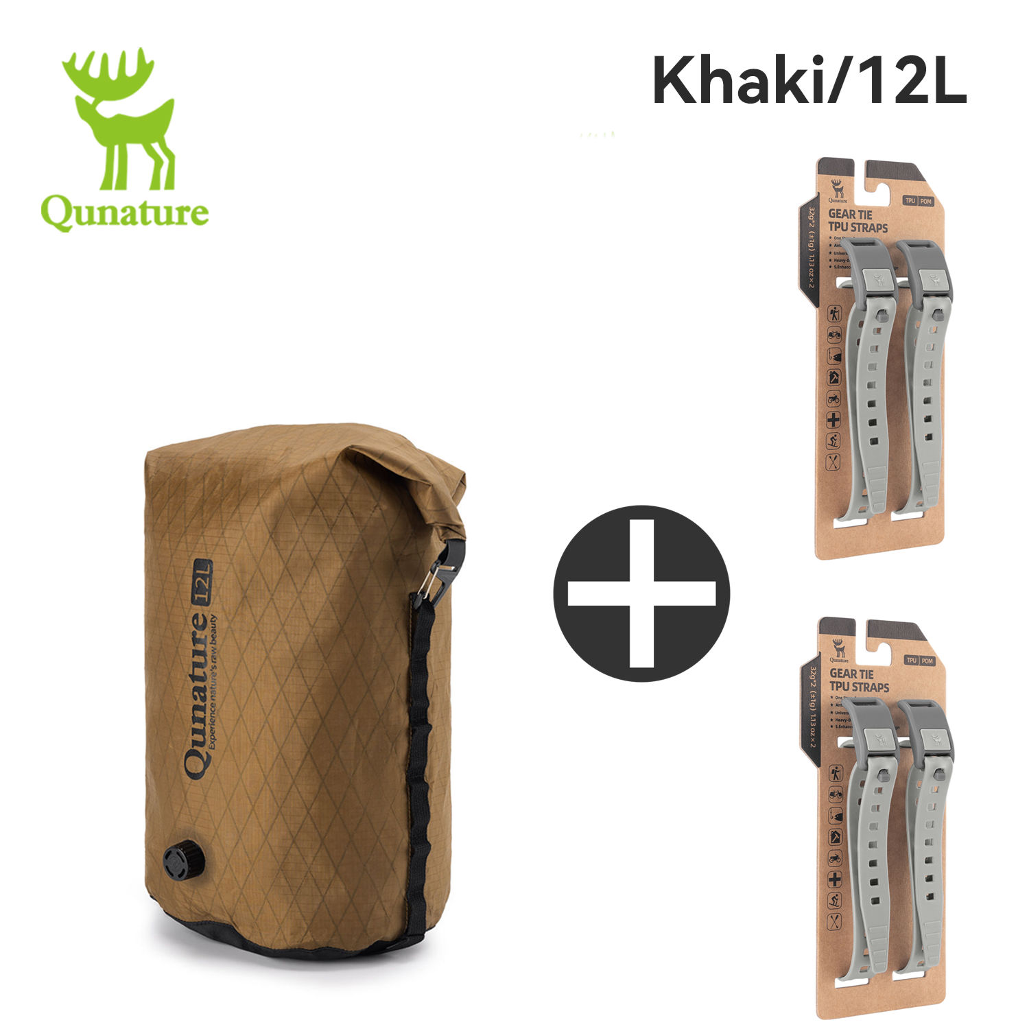 Mountain Biking Bag - Qunature 3Pcs/set Bikepacking Bag Waterproof Compression