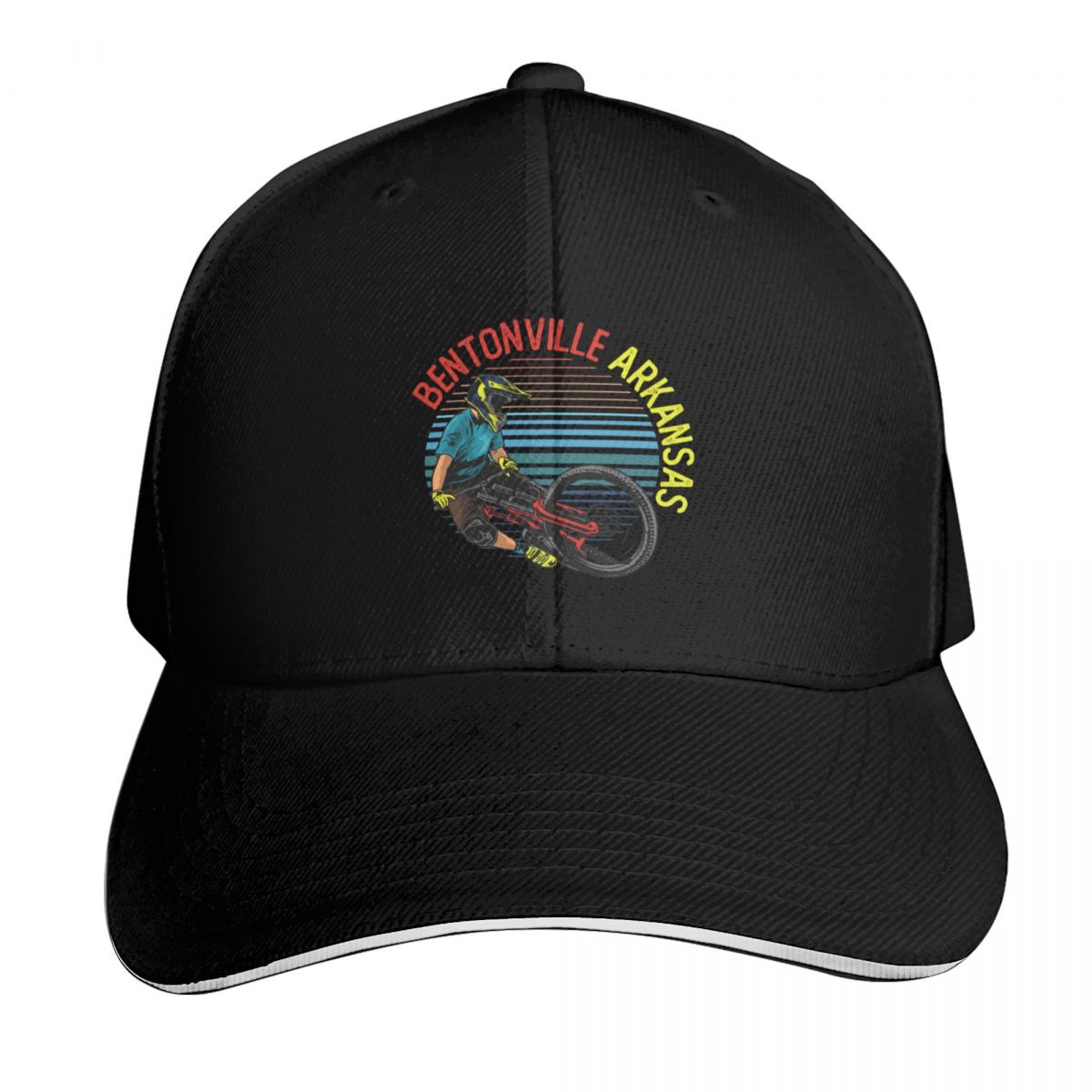 Mountain Biking In Arkansas - Vintage Retro Bentonville arkansas mountain biking
