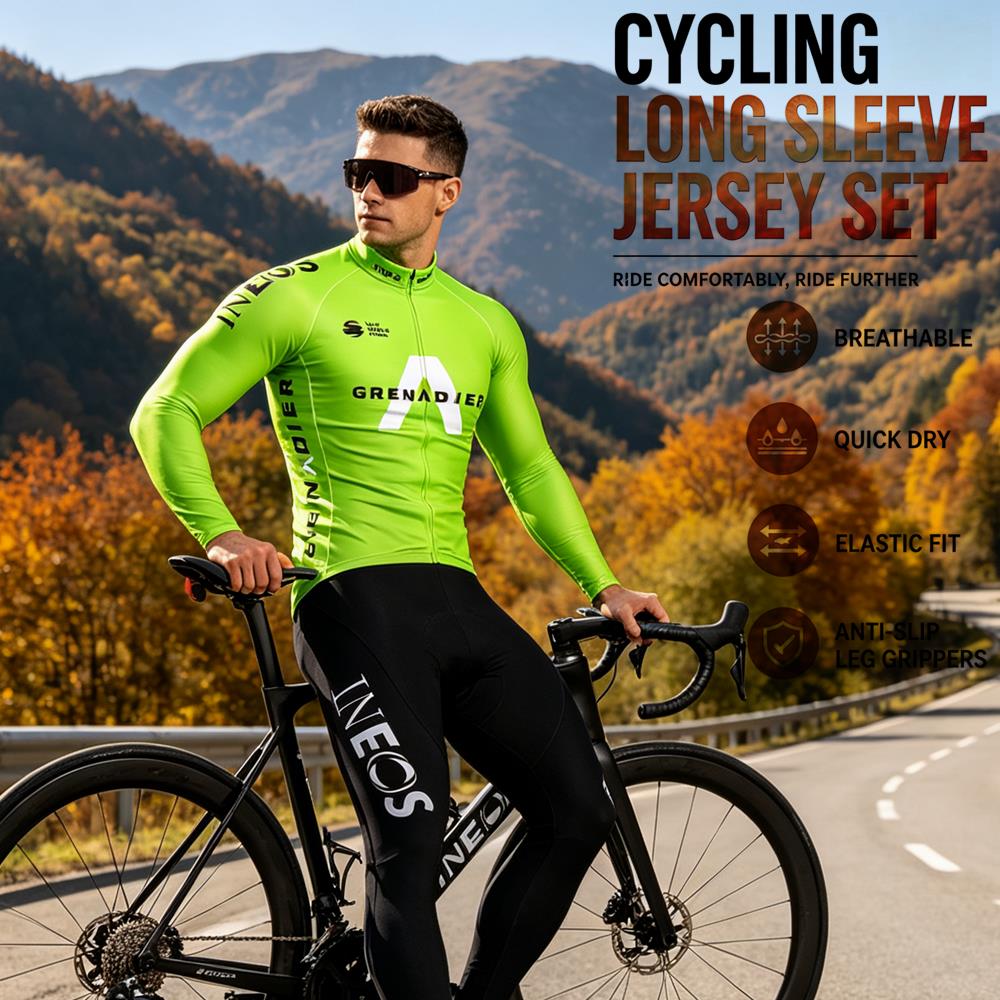 Autumn Cycling Jersey Set Ropa - Mountain Biking Wallpaper review and price