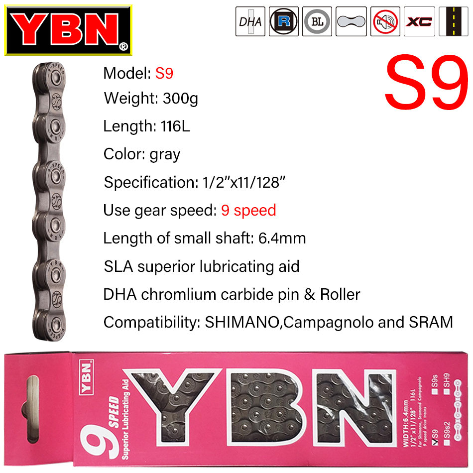 YBN Bicycle Chain 8/9/10/11/12 - Cassette 11 Speed review and price