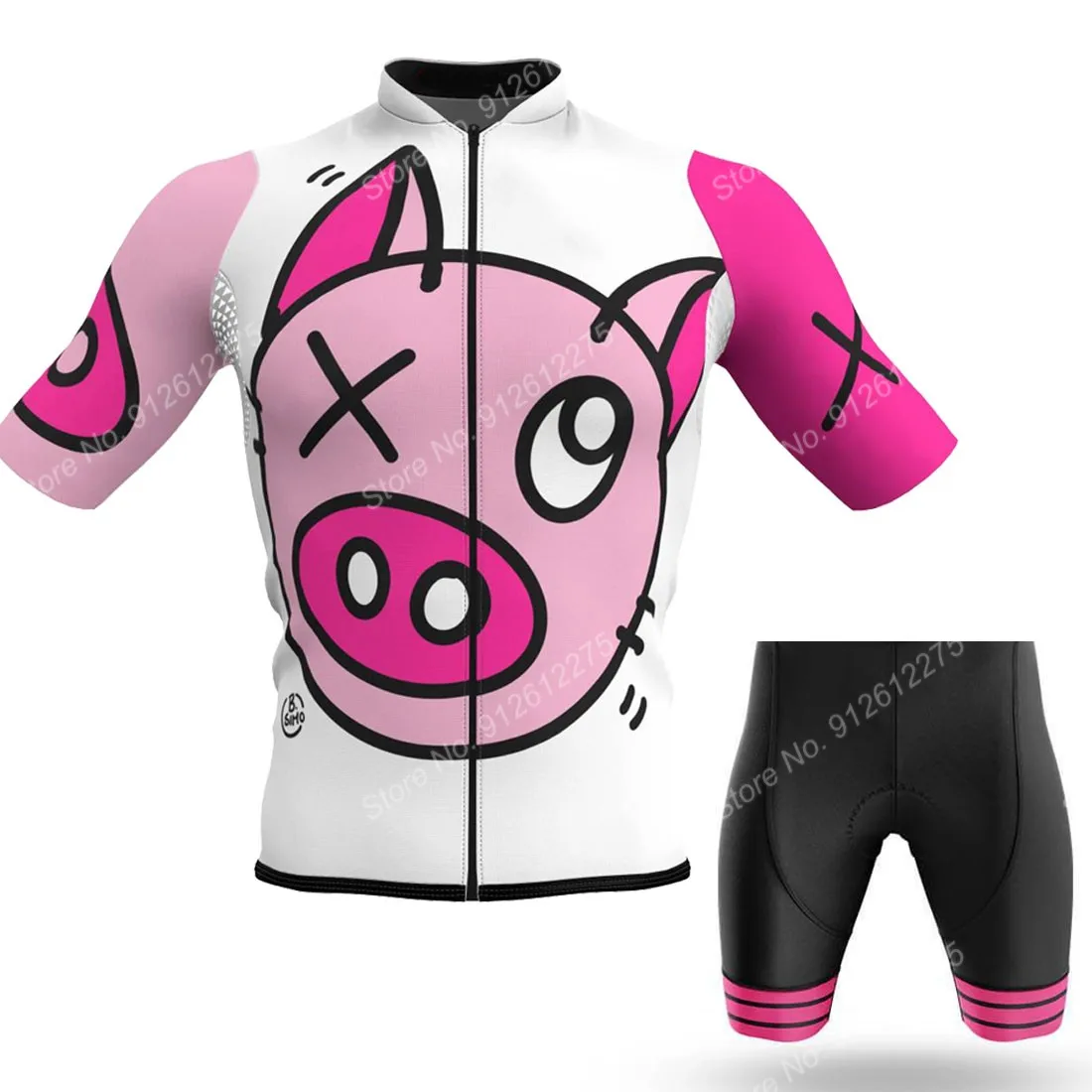 Set Cartoon Comic Pig 2023 Cyc - Mountain Biking Wallpaper review and price