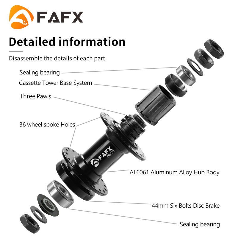FAFX MTB Bike 32/36 Holes Seal - Cassette 11 Speed review and price