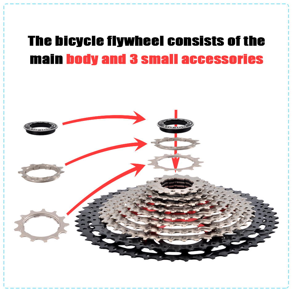 GOLDIX Bicycle Cassette 8/9/10 - Cassette 11 Speed review and price